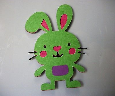 Cricut Create a Critter Bunny Die Cut Paper Piecing Scrapbooking YOU PICK COLOR
