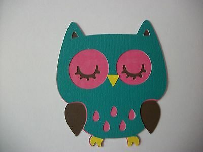 Cricut Create a Critter Owl Die Cut Paper Piecing Scrapbooking YOU PICK COLOR