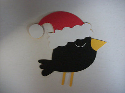 Cricut Christmas Santa Bird Winter Jolly Holidays Die Cut Scrapbooking