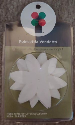 Imaginisce. poinsettia Vendetta More than Mistletoe 10 Pieces White