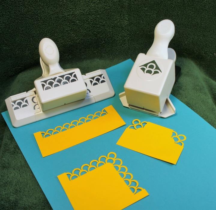 Martha Stewart DOUBLE LOOP Punch Set Crafts Card Making Scrapbooking FREE SHIP