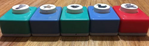Lot of 5 Paper Punches by Carl Crafts  Scrapbook Supply Paper Punches