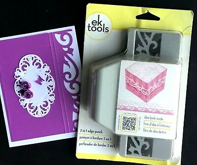 VERY RARE- EK TOOLS ROSEBUSH Deep Edge Punch - Gorgeous!! BRAND NEW