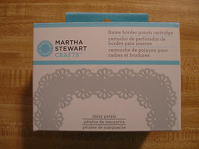 DAISY PETALS FRAME BORDER PUNCH CARTRIDGE - Martha Stewart Crafts (NEW, SEALED)