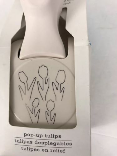 NEW!  NIB!  RARE Martha Stewart Crafts POP-UP TULIP LARGE PUNCH - Spring Flowers