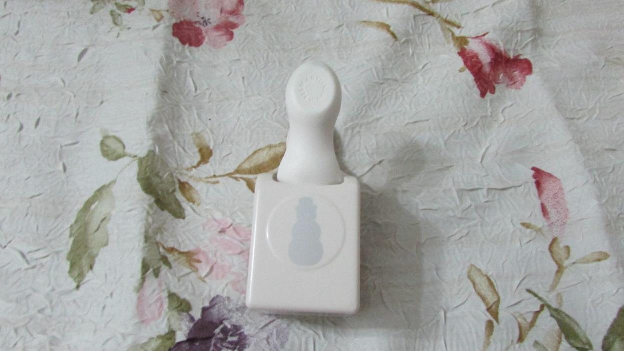 Martha Stewart Crafts SNOWMAN Punch Paper Scrapbooking Cardmaking EXC