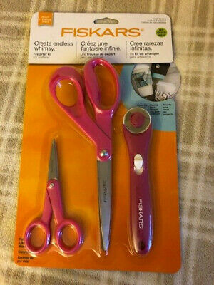 NEW FISKARS CREATE ENDLESS WHIMSY STARTER KIT FOR CRAFTERS IN PINK SEALED