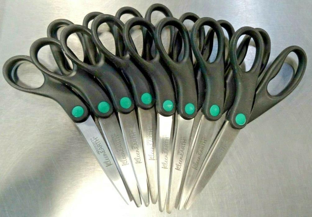 Westcott Medium Scissors 8 inches Kleen Earth 8-Pack New