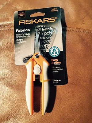 NEW FISKARS Easy Action Micro-Tip Scissors 6 Inch SEALED 9050