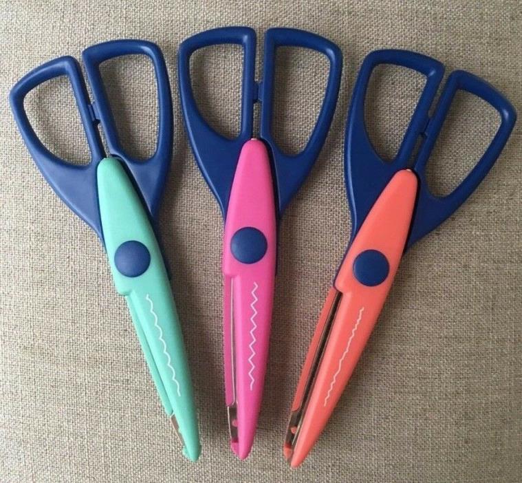 3 Piece Craft Scissors For Scrapbooking Arts & Crafts DIY