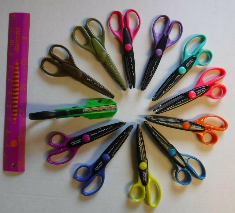 Scrapbook scissors lot