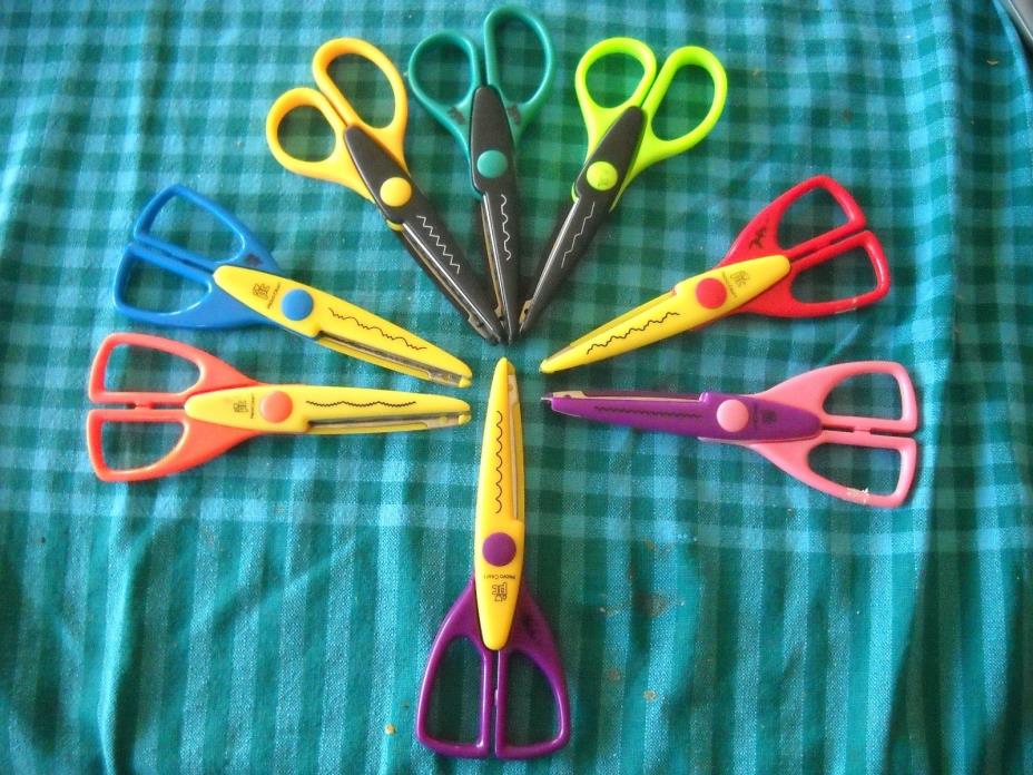 5 PAPER SHAPERS SCISSORS + 3 more Crafts scrapbooking art