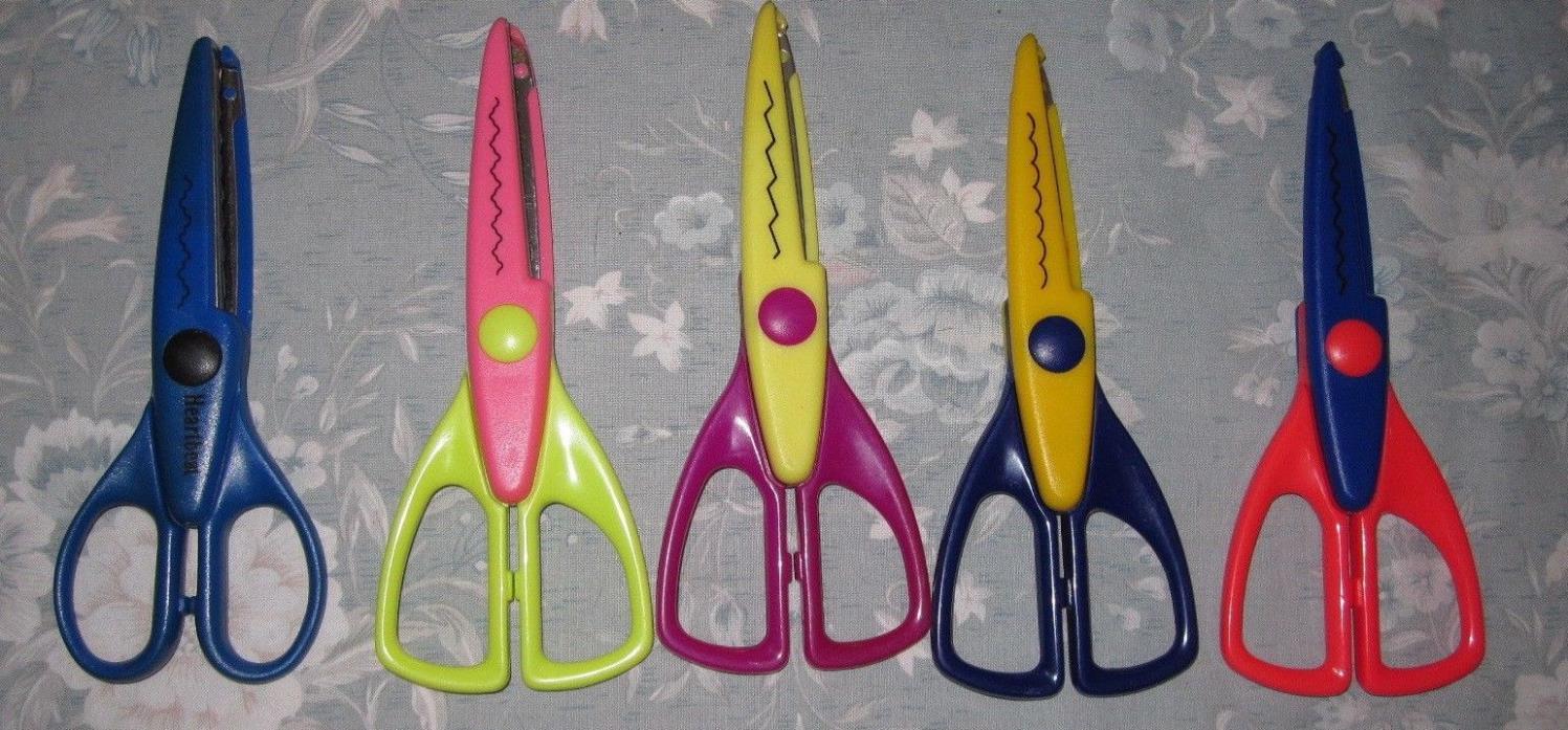 Set of 5 Decorative Edge Scissors