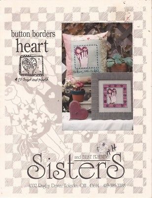 TO HAVE AND TO HOLD.. Button Borders Heart Cross Stitch from Sisters and Best ..