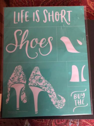 NEW Chalk Couture - Life Is Too Short.... Buy The Shoes!!!
