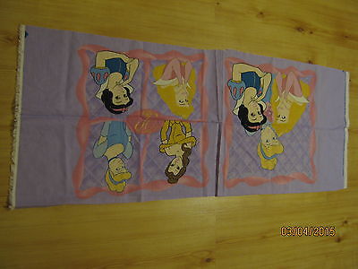 New PRINCESS Pillow Panels, sold by 1/2 yard (2 blocks)