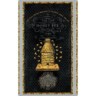 Wilmington Prints A Bee's Life Black Gold Large 24