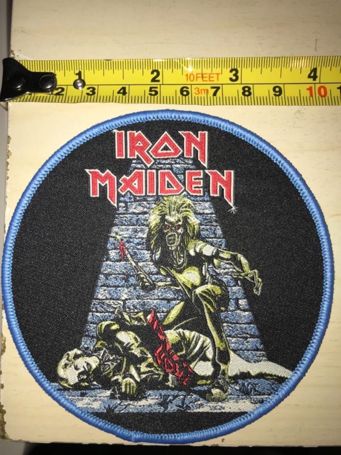 Iron Maiden patch Sanctuary limited edition Blue
