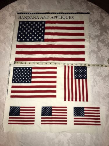 Sewing Fabric Panels to Sew Or Applique Flags