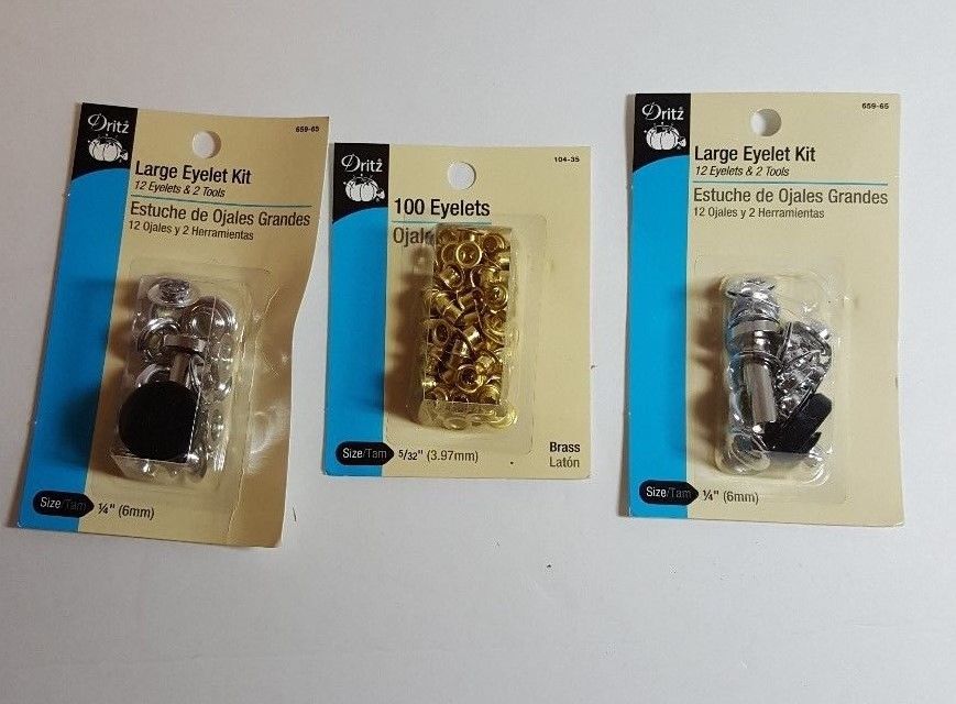 2- Eyelet Kit-Nickel 1/4