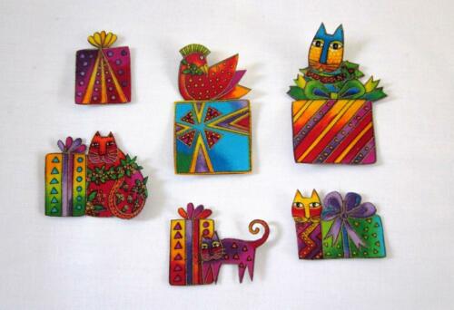 Laurel Burch Holiday Gifts Iron On Appliques*Handmade/185