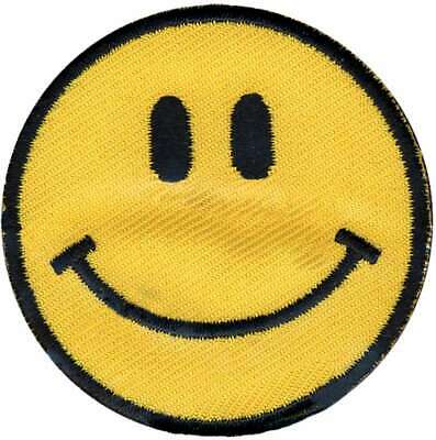 Wrights Iron-On Applique Yellow Happy Face 070659505386