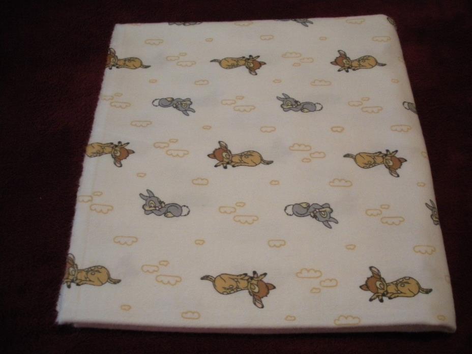 NEW 1 YRD 10 INCHES BY 42 INCHES WIDE FLANNEL FABRIC BY SWEET DREAMS BAMBI