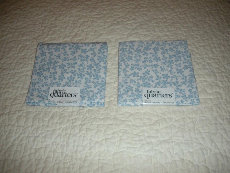 2 NEW FAT QUARTER PIECES 18