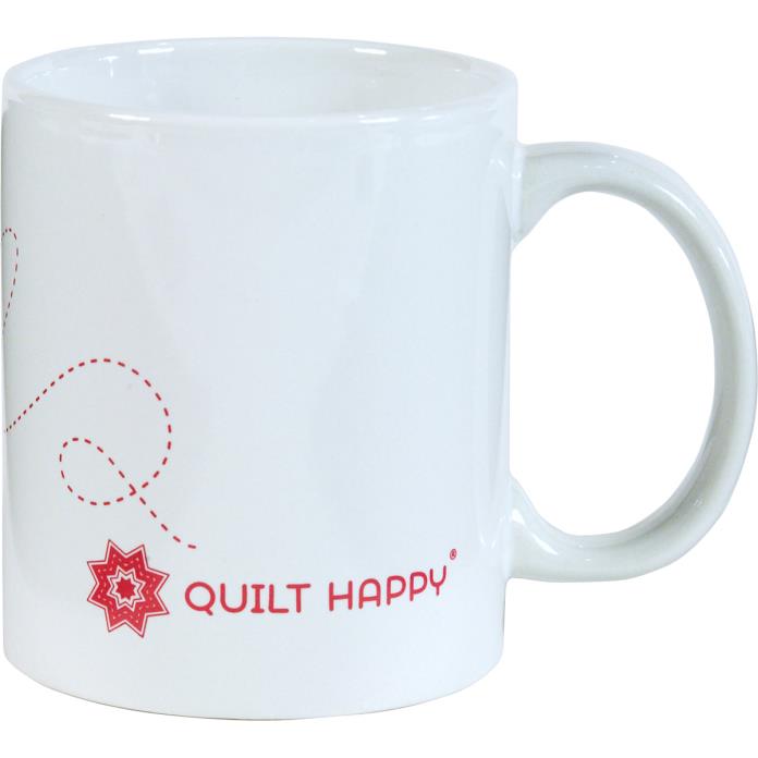 Quilt Happy Never Tell Mug 11oz-White QH186