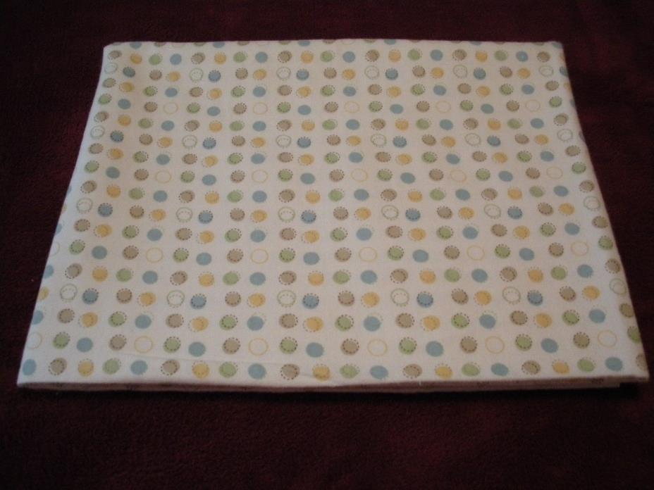 NEW 1 YRD 18 INCHES BY 44 INCHES WIDE FLANNEL FABRIC BY RICHLOOM DOTS
