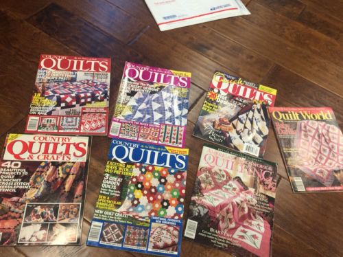 Lot Of 7 Quilting Magazines Country Quilts And More. Lot 1