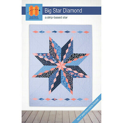 Big Star Diamond Quilt Pattern by Hunter's Design Studio
