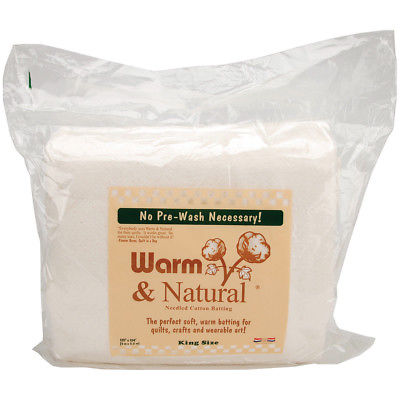 Warm & Natural Cotton Batting -King Size 120