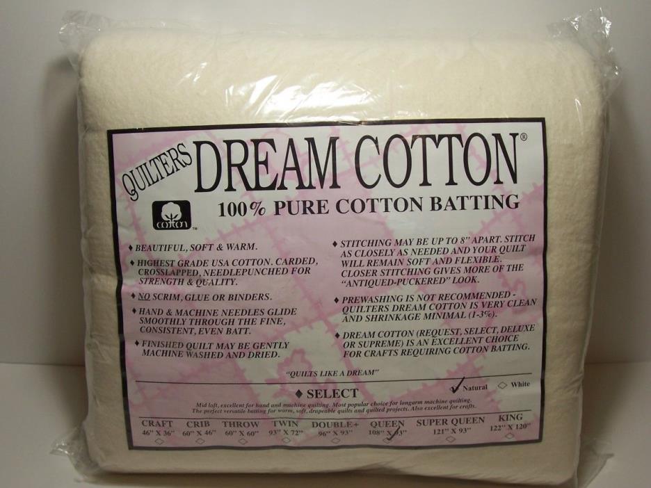 Quilters Dream,Queen Size,100% Pure Cotton Batting