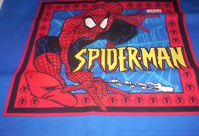 2004 Marvel SpiderMan pillow panels  red/black  45