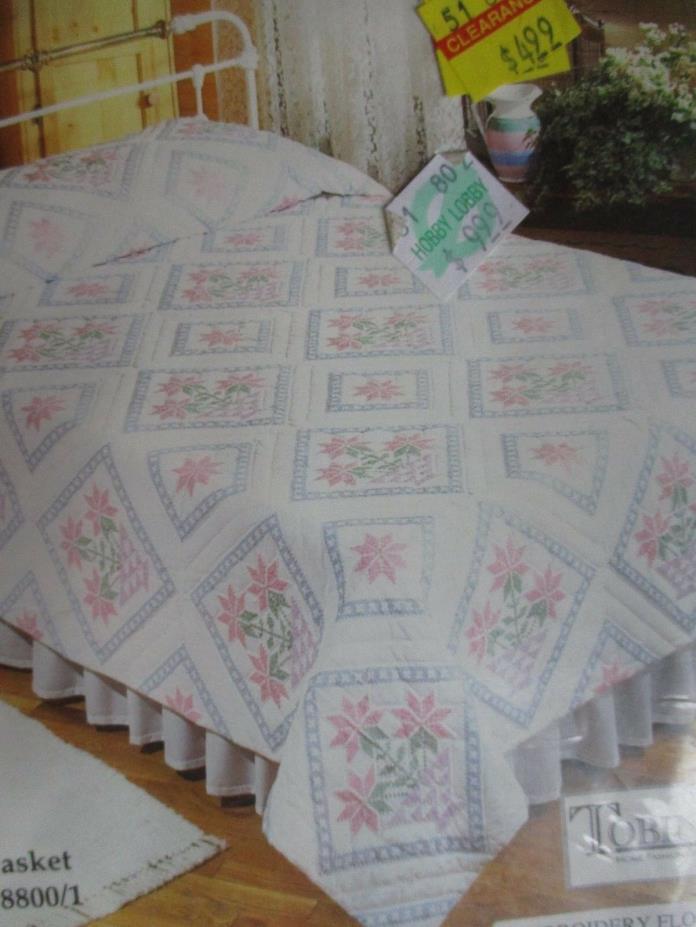 Tobin Lily Basket Cross Stitch Quilt Squares 18