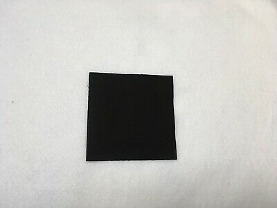 10 4-INCH SOLID FABRIC QUILT SQUARES - BLACK - 100% COTTON - NEW
