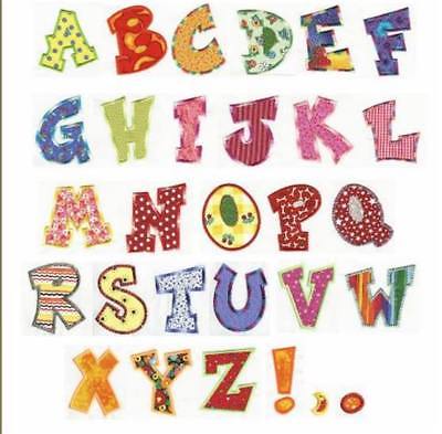 Alphabets are special when appliqued, Machine Embroidery Quilt Block Choice