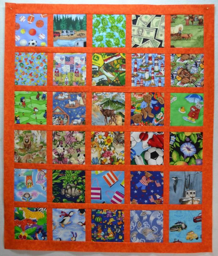 I-SPY Baby Quilt Top #297 - size 35