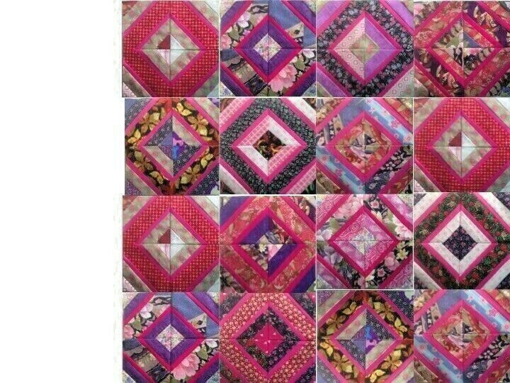 Fabric Pre Sawn Quilt Blocks 11