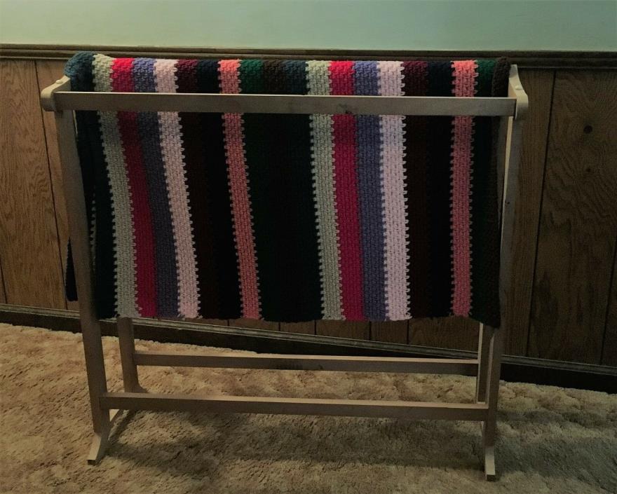 Handcrafted Cherry Quilt rack
