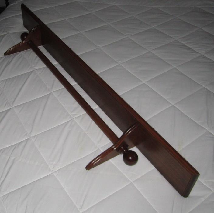 Vintage Wood Quilt Hanger Shelf 54 1/2