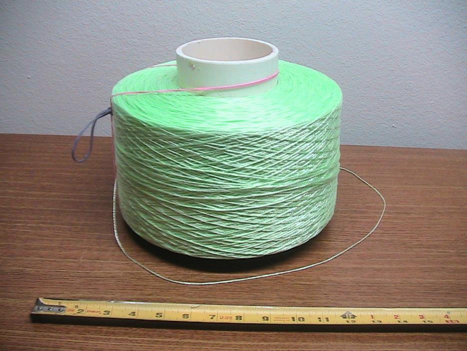 12 lbs. NEON GREEN Industrial 100% Nylon String Thread Yarn, Size 840 TEX
