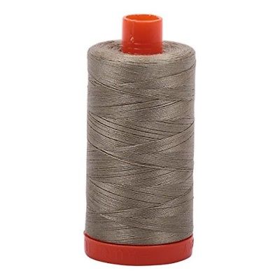 Aurifil Mako Cotton Thread 50 Weight 1422 Yard Spool Color 2900 Lt Khaky Green