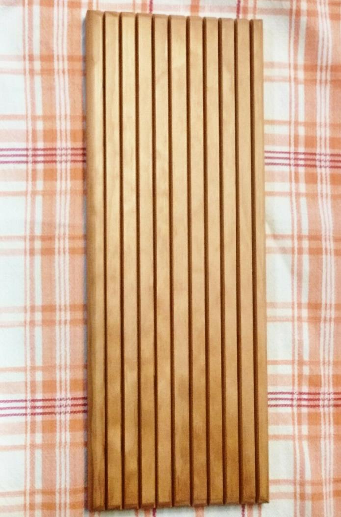 quilt ruler holder, 10 slots, handcrafted, wood, for templates too