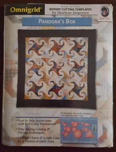 Omnigrid Pandora's Box Rotary Cutting Template Kit New