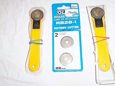 OLFA CUTTER X 2 28MM AND EXTRA BLADES