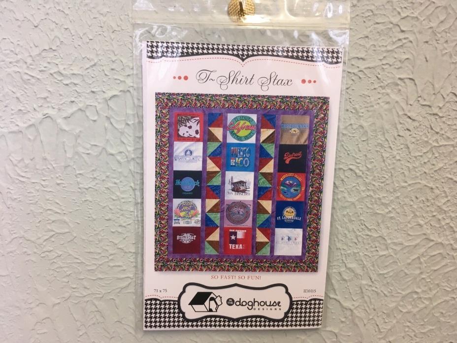 NEW T-Shirt Memory Quilt & Wall Hanging Pattern ~ In The Doghouse Designs