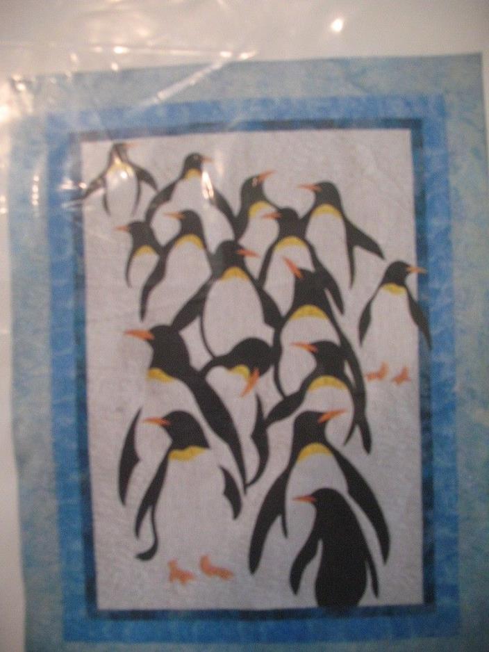 quilt pattern Penguins - Standing Room Only