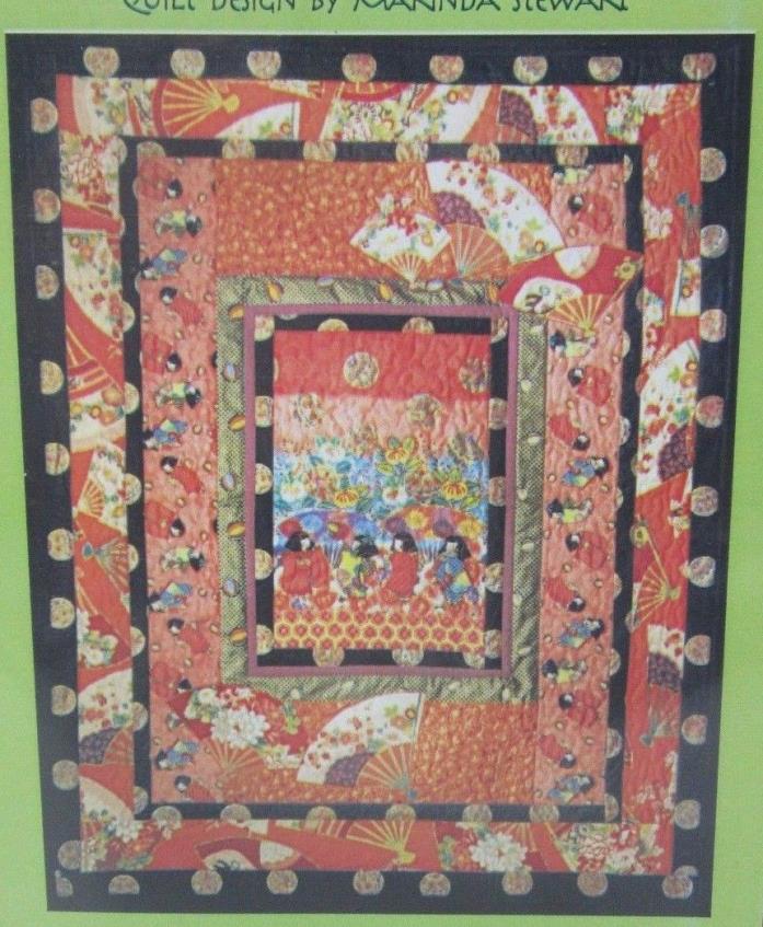 Keiko's Quilt Design by Marinda Stewari Patterns Wall Hanging 37.5